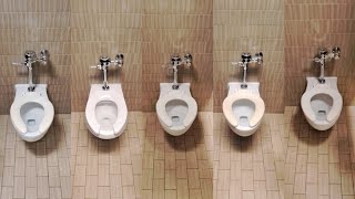 1144: Crane & Zurn Fixtures - Gerald R Ford Museum Men's Restroom 🚹