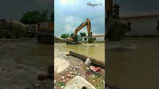 Excavator SANY SY 210C.Akhaura Lakhsham railway project..#shortsvideo #shorts #sany