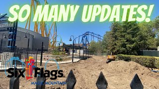 TONS OF UPDATES! Tatsu DOWN, Green Lantern DEMOLISHED, & MORE at SIX FLAGS MAGIC MOUNTAIN!