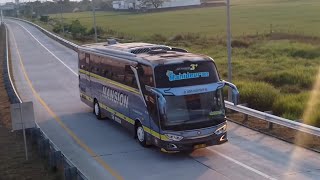 🔴LIVE🔴KUMPULAN BUS AKAP DAN PARIWISATA DI EXIT TOL SRAGEN TIMUR DI SORE HARI‼️#busmania #huntingbus