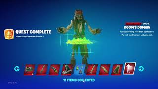 Fortnite Battle pass Complete Chapter 5 Season 4 Showing Rewards