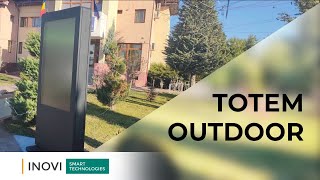 Totem outdoor - Proiect Primaria Galicea INOVI Smart Technologies