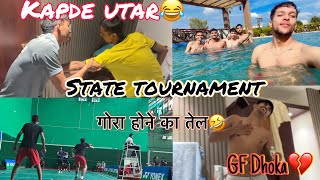 State tournament UP😍 || GF ne dhoka de diya🤣|| गोरा होने का तेल🤣 #5