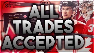 ACCEPTING ALL TRADES WITH TEAM CANADA! (NHL 18 FRANCHISE MODE CHALLENGE)