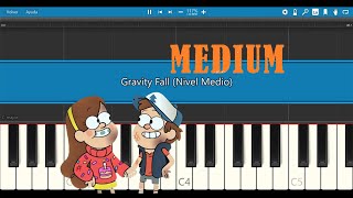 Gravity Falls - Clases de piano - Gravity Falls Theme Song Piano - Rápido - Lento - Manos separadas