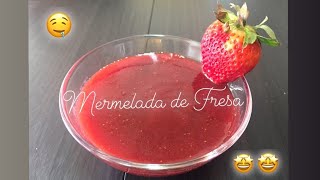 COMO HACER MERMELADA DE FRESA ARTESANAL SALUDABLE, FÁCIL Y RÁPIDO IDEAL PARA YOGURT, PAY Y TORTA