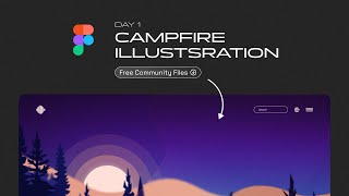 Figbruary 2023 Day 1 - Campfire Illustration