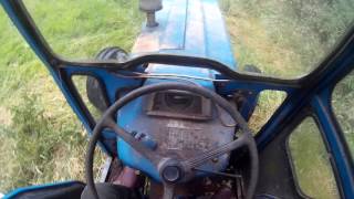 Topping the grass with Ford 4000 - Gopro HD