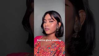 Step-by-Step Festive Glow Makeup Look | Quick & Easy Dewy Makeup Look | Myntra #Shorts