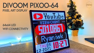 Divoom Pixoo-64 Quick Review - BIGGER... and BETTER! (2021) 😃  🌈   🖼