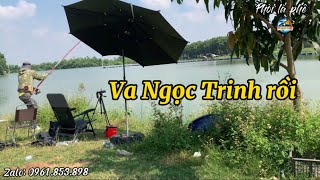 Câu lục. Đi sắn trắm đen va phải ngọc trinh tại Hồ Câu Nông Lâm. Fishing