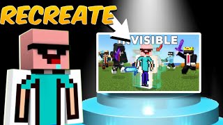 i Recreated @PSD1 Video in Minecraft🤯 I FREE APP I