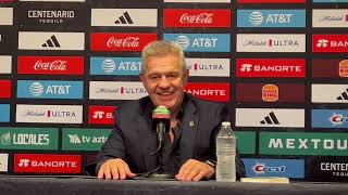 JAVIER AGUIRRE habla de la AUSENCIA de la AFICIÓN MEXICANA en su debut con la SELECCIÓN MEXICANA