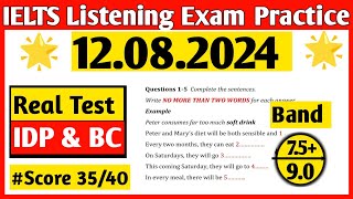 IELTS Listening Practice Test 2024 with Answers | 12.08.2024 | IELTS Listening Practice Test