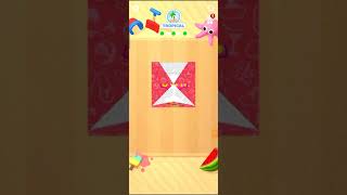 Paper Fold  Level #sakura respect #short #shorts #walkthrough #gameplay #ios #iosgame #tiktok#trend