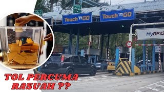 Bagi tol free pun belum tentu undi kerajaan?