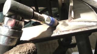 Using an OffSet Die Grinder with a Weiler Crimped Wire End Brush