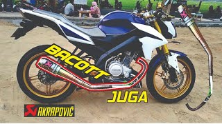 Test suara knalpot AKRAPOVIC di YAMAHA NEW VIXION