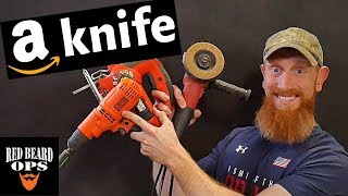 Make A Knife With Cheap & Basic Amazon Tools | Knife Making