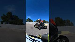 Real racers know how good a CHASE feels #motovlog #supermotard #racing