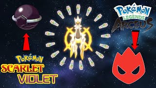 The God of Pokemon '' ARCEUS '' with All Plates [Alpha, Terastallize]