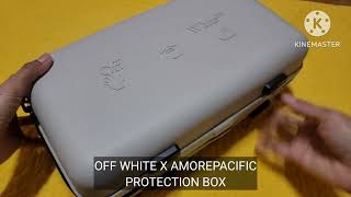 UNBOXING AMOREPACIFIC X OFF WHITE PROTECTIN BOX 📦 #hazelmercado #PINAYINSOUTHKOREA #AMOREPACIFIC