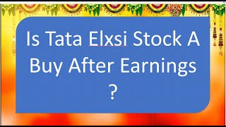 tata elxsi  High Growth Multibagger Stock invest on sip