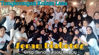 Senam Diabetes di Tongkrongan Kolam Leaa bersama Grup Senam Asoy Geboy