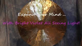 Gong Mini Meditation #6 of 7~6th/Ajna Chakra~6+ min~All Seeing~3rd Eye Meditation~templesounds.net