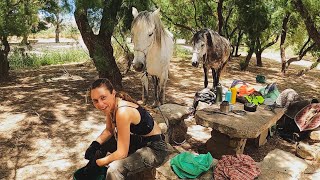 Un día largo de ACAMPADA con CABALLOS - VIAJE A CABALLO