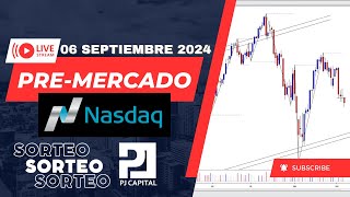 PRE - MERCADO Y TRADING EN VIVO 06 DE SEPTIEMBRE 2024 #nasdaq100 #trading