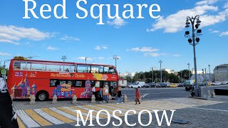 Russia travel, walking in Moscow|Zaryadye Park, Red Square, GUM (June 3, 2021)