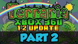 Lets Play Terraria Xbox: 1.2 Update | Part 2 Getting Our First Banners! (Console Edition Lets Play)