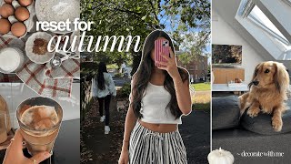 RESET FOR AUTUMN 2024 | decorating for fall, cosy baking, cleaning, organising & welcoming fall 🍁