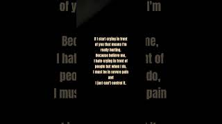 I just cant't control it #music #song #love #trending #trendingshorts #severepain #mentalhealth