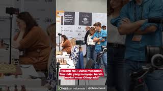 Pecatur no.1 dunia memantau performa tim catur India!👀 #chess #magnuscarlsen