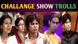 CHALLANGE SHOW FUNNY TROLLS TELUGU | FUNNY OMKAR SHOW TROLLS Amith vs sandeep