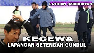 PARAH,Timnas Indonesia U-20 Latihan Di Lapangan Setengah Gundul Di Uzbekistan