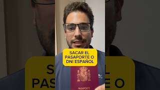 Sacar el pasaporte o NIE español. #nacionalidadespañola