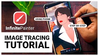 Infinite Painter Tutorial || Image Tracing In Infinite Painter.