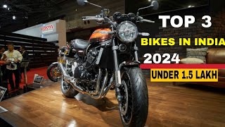 BEST TOP 3 BIKES🔥 IN INDIA|UNDER 1.5LAKHS🔥 #bike #topbikes #yamaha #aprilia #hero #royalenfield #r3