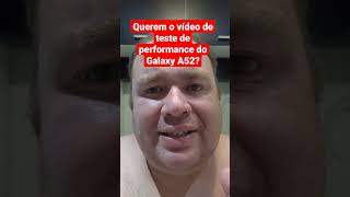 Vão querer o vídeo de teste de performance no Antutu do Galaxy A52? #galaxya52 #antutu