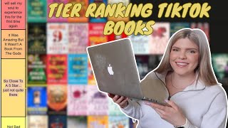 Tier Ranking Popular TikTok Books | Reviewing BookTok Books