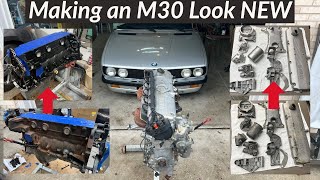 Completely Tearing Down and Making a BMW M30B35 Look Brand New! Project M30B35 E28 Ep. 3