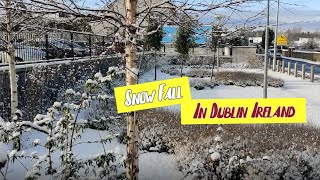 Snow Fall In Dublin Ireland | ❄️ Winter Snow | Snowfall | Eyecha 10