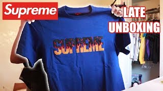 Supreme Late Unboxing