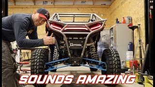 RZR XP TURBO EXHAUST!!  AFTERMARKET ASSASSINS SLIP ON INSTALL!! SOUND CLIP!!