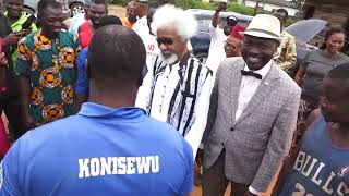 NOBEL LAUREATE WOLE SOYINKA RETURNS HOME TO ISARA