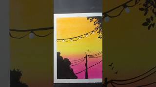 Soft Pastles Scenery #shorts #ytshorts #viral #popular #artshorts #painting #youtubeshorts