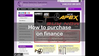 Buy products with finance on regton.com